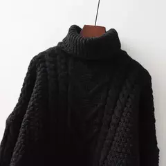 Blusa de Malha Greta com Gola Alta, Coleção de Inverno. - comprar online