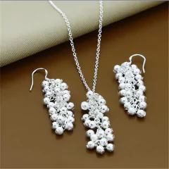 Conjunto de Colar e Pulseira de Prata 925 Rechel. - loja online