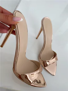 Sandália Peep Toe Salto Alto Fino Elegante Amélia - comprar online