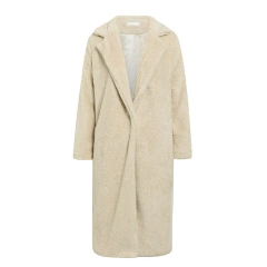 Casaco Longo de Pelúcia, Sobretudo Feminino de Lã de Cordeiro Destiny. - Clube das Coisas - Tudo para Você ficar mais Linda e Sexy