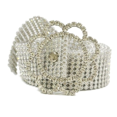 Cinto Brilhante Todo em Strass Feminino, Cinto de Corrente de Strass, Cinto Puro Luxo para Festa - loja online