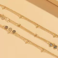 Corrente de Cintura Body Chain Sexy Bolinhas Dupla Esteffany. - Clube das Coisas - Tudo para Você ficar mais Linda e Sexy