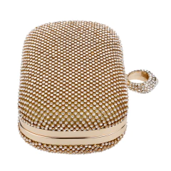 Bolsa de Dedo toda em Strass, Bolsa Feminina de Metal, Bolsa Pequena de Strass. - comprar online