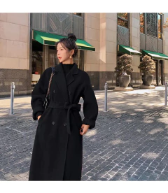 Sobretudo Mega Longo Lã Grossa Moderno e Atual Greice. - loja online