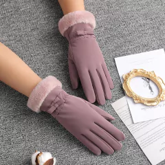 Imagem do Luva feminina de camurça Ava.