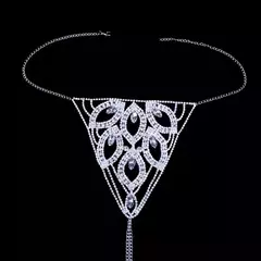 Conjunto de Joias para o Corpo Sexy Coração Elizabethe. - Clube das Coisas - Tudo para Você ficar mais Linda e Sexy