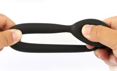 Plug Anal Buttplug Inflável, Plug Ana com Cauda Massageadora de Próstata.