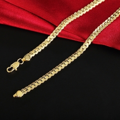 Colar Unissex Folheado a Ouro 18K Dory.