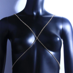 Colar para Corpo Body Chain Sexy Todo em Strass Gay.
