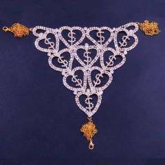 Conjunto de Joias para o Corpo Sexy Coração com Cifrão em Strass Mellaine. - comprar online