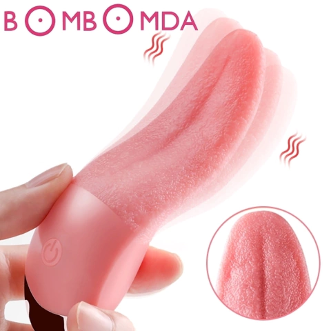 Vibrador de Língua Macia, Vibrador Língua para clitóris e ponto G.