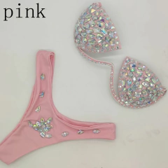 Biquíni Anny Luxuoso Sexy Com Pedras Grandes de Strass. - loja online