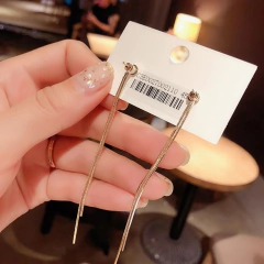 Brinco Longo para Festa Neve, Brinco Longo Ruth. - loja online