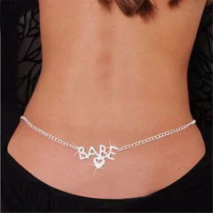 Corrente de Cintura Body Chain Sexy Delicado com Strass , Joia para o Corpo Gracy. - Clube das Coisas - Tudo para Você ficar mais Linda e Sexy