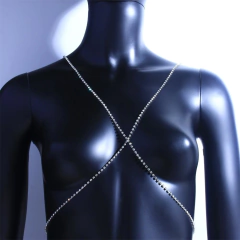 Colar para Corpo Body Chain Sexy Todo em Strass Gay. na internet