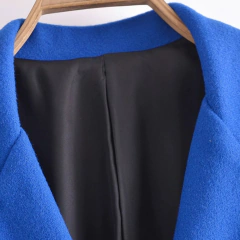 Sobretudo Chic Mega Longo Azul, Casaco Longo Feminino Elegante Lindsay. - Clube das Coisas - Tudo para Você ficar mais Linda e Sexy