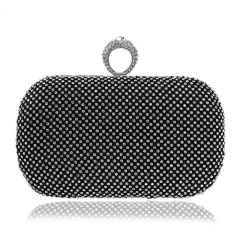 Bolsa de Dedo toda em Strass, Bolsa Feminina de Metal, Bolsa Pequena de Strass.