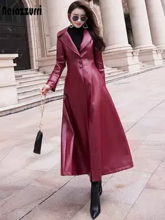 Sobretudo de Couro Estilo Europeu Amelie - comprar online
