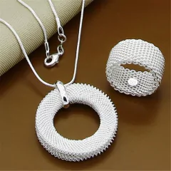 Conjunto de Colar e Pulseira de Prata 925 Rechel. - comprar online