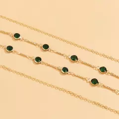 Corrente de Cintura Body Chain Sexy Olho Grego Grace. - Clube das Coisas - Tudo para Você ficar mais Linda e Sexy