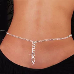 Corrente de Cintura Body Chain Sexy Delicado com Strass , Joia para o Corpo Gracy. - comprar online