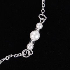 Imagem do Colar de Pérolas para Decote Costas Nuas, Colar Body Chain Linda.