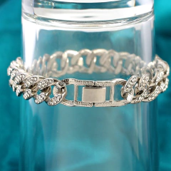 Pulseira Dourada e Prata com Strass para Mulheres, Jóia Linda e Elegante Kimberlym.