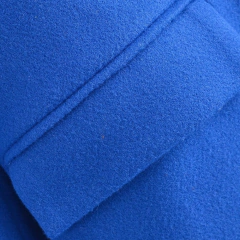Imagem do Sobretudo Chic Mega Longo Azul, Casaco Longo Feminino Elegante Lindsay.