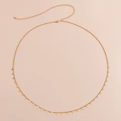 Corrente de Cintura Body Chain Sexy com Estrela Elvira.