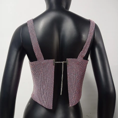 Top Cropped Estilo Simaria Lantejoulas Sexy. - Clube das Coisas - Tudo para Você ficar mais Linda e Sexy