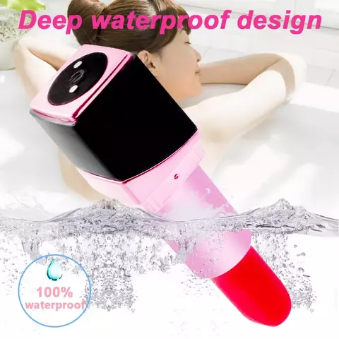 Mini Vibrador em Forma de Batom com 10 Velocidades, Vibrador Recarregável.