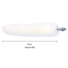 Plugue Anal Anny de Rabo de Raposa, Plugue Anal de Metal, Brinquedos Sexuais erótico. na internet