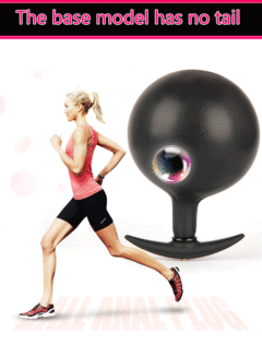 Plug Anal Buttplug Inflável, Plug Ana com Cauda Massageadora de Próstata. - loja online