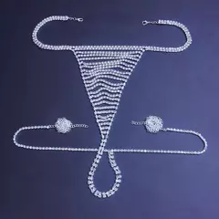 Imagem do Conjunto de Joias para o Corpo Sexy toda em Strass Lilian.