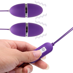 Vibrador Duplo com 12 velocidades, Vibrador de Clitóris e Ponto G, Estimulador de orgasmo.