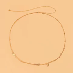 Corrente de Cintura Body Chain Sexy Bolinhas Dupla Esteffany. - loja online