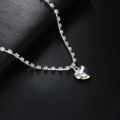 Corrente para Corpo Dupla de Coração com Strass, Jóias Sexy Mindy. - loja online