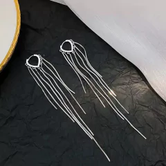 Brinco Longo para Festa Cascata, Brinco Longo Rose. - Clube das Coisas - Tudo para Você ficar mais Linda e Sexy