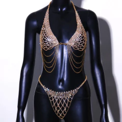 Conjunto de Sutiã e Calcinha de Strass Sexy Olivia. - loja online