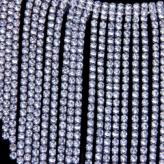 Colar com Fios em Strass para Casamento, Colar Megui Gargantinha de Strass. - comprar online