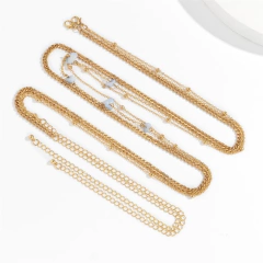 Corrente de Cintura Body Chain Sexy com Pedras Naturais Grasy. - Clube das Coisas - Tudo para Você ficar mais Linda e Sexy