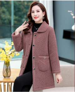 Casaco Sobretudo de Lã de Cordeiro Kate. - comprar online