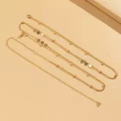 Corrente de Cintura Body Chain Sexy Bolinhas Dupla Esteffany. - Clube das Coisas - Tudo para Você ficar mais Linda e Sexy