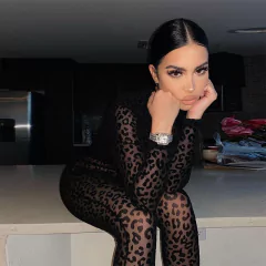Imagem do Macacões Sensuais Hilary com Estampa de Leopardo Transparente, Macacão sexy.