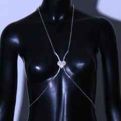 Corrente para corpo de Coração Jóias Sexy Colar Corpo Body Chain. - loja online