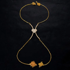 Corrente para corpo de Coração Jóias Sexy Colar Corpo Body Chain. na internet
