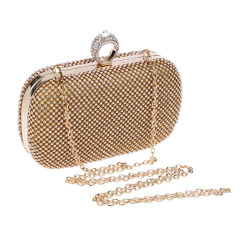 Bolsa de Dedo toda em Strass, Bolsa Feminina de Metal, Bolsa Pequena de Strass. na internet