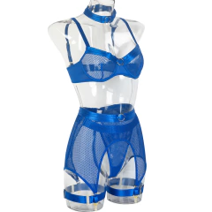 Conjunto de Lingerie Malha Vazado, Conjunto Erótica, Roupa Sexy Abigail. - loja online