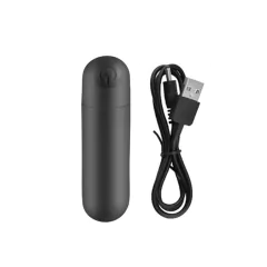 Imagem do Vibrador para o Clitóris, Poderoso Mini Vibrador em Forma cilíndrica de 10 velocidades.