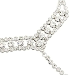 Colar de Corpo Body Chain Luxo Multicamadas de Strass Cely. - Clube das Coisas - Tudo para Você ficar mais Linda e Sexy